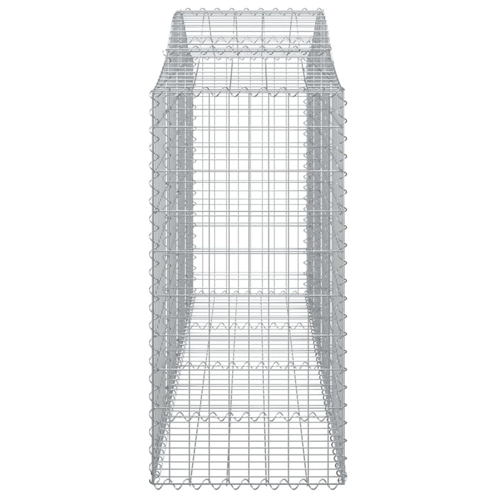 Coș gabion arcuit 200x50x100/120 cm fier galvanizat , 4 - homenest.ro