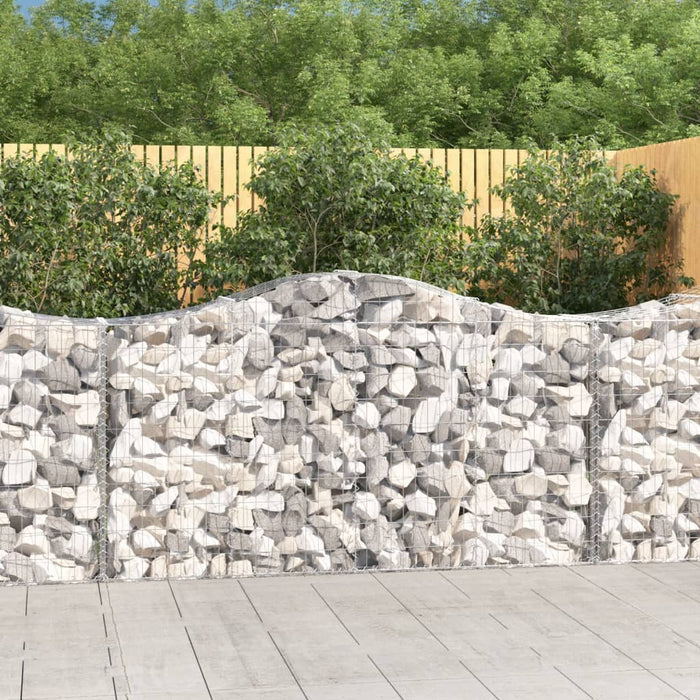 Coș gabion arcuit 200x50x100/120 cm fier galvanizat , 1 - homenest.ro