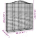 Coș gabion arcuit 200x50x200/220 cm fier galvanizat , 5 - homenest.ro