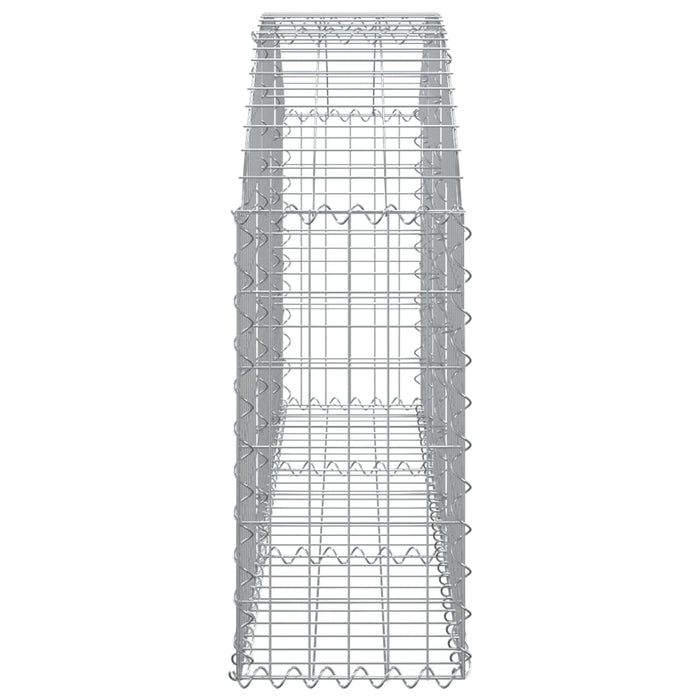 Coș gabion arcuit, 150x30x60/80 cm, fier galvanizat , 4 - homenest.ro