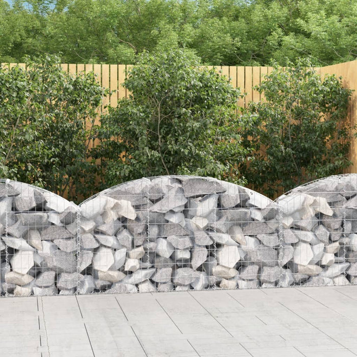 Coș gabion arcuit, 150x30x60/80 cm, fier galvanizat , 1 - homenest.ro