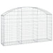 Coș gabion arcuit, 150x30x80/100 cm, fier galvanizat , 2 - homenest.ro