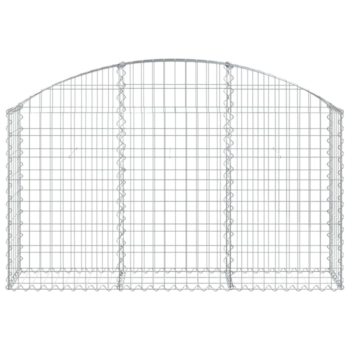 Coș gabion arcuit, 150x30x80/100 cm, fier galvanizat , 3 - homenest.ro