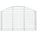 Coș gabion arcuit, 150x30x80/100 cm, fier galvanizat , 3 - homenest.ro