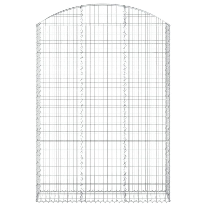 Coș gabion arcuit, 150x30x200/220 cm, fier galvanizat , 3 - homenest.ro