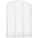 Coș gabion arcuit, 150x30x200/220 cm, fier galvanizat , 3 - homenest.ro