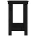 Banc de lucru, negru, 80x50x80 cm, lemn masiv pin , 6 - homenest.ro